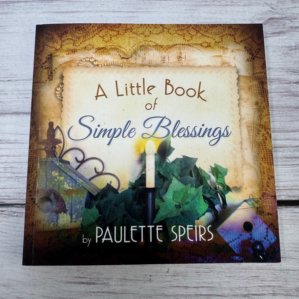 Little Book of Simple Blessings Paulette Speirs Signed Christian Prayer Faith
